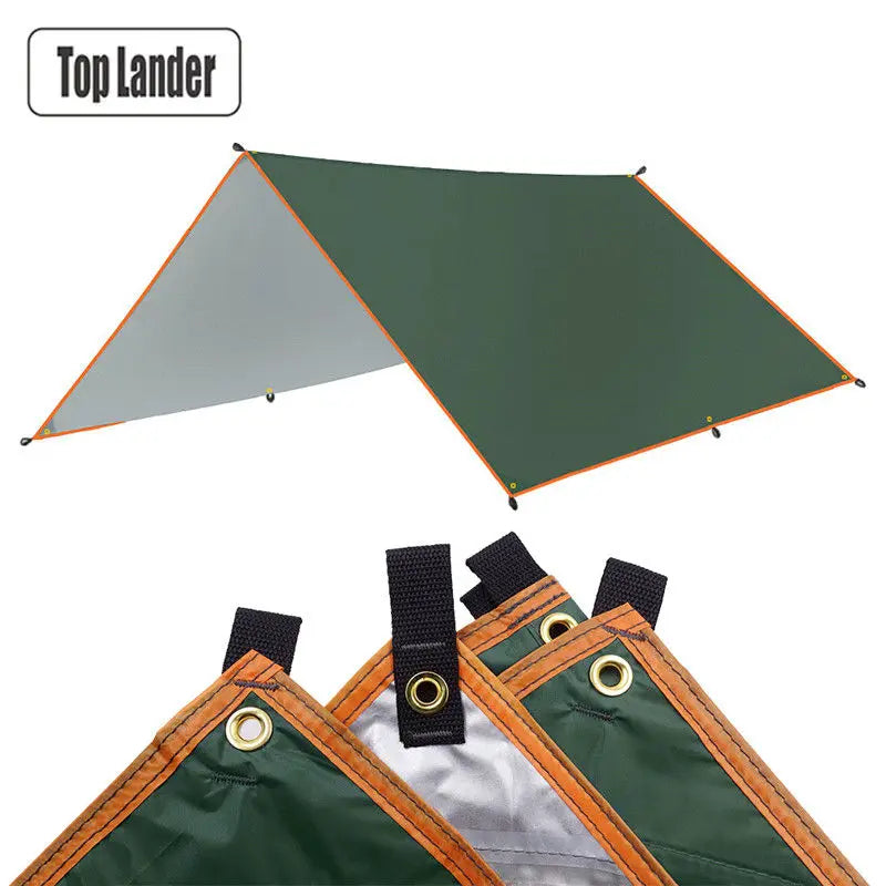 5x3m 4x3m 3x3m Waterproof Tarp Tent Shade Ultralight Garden Canopy Sunshade Outdoor Camping Awning Tourist Beach Sun Shelter 4x4