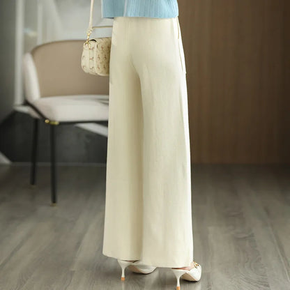 Merino Wool High-Waist Pants