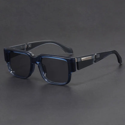 Luxe Retro Rectangular Sunglasses