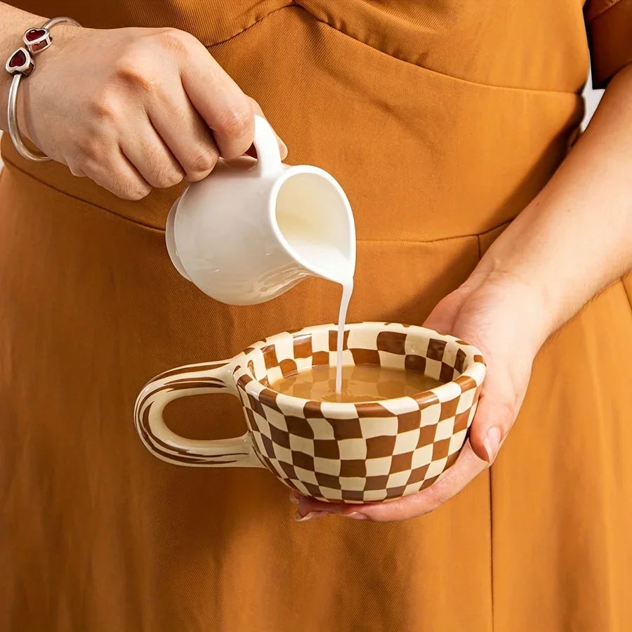 Timeless Plaid Ceramic Mug