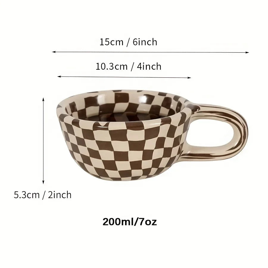 Timeless Plaid Ceramic Mug