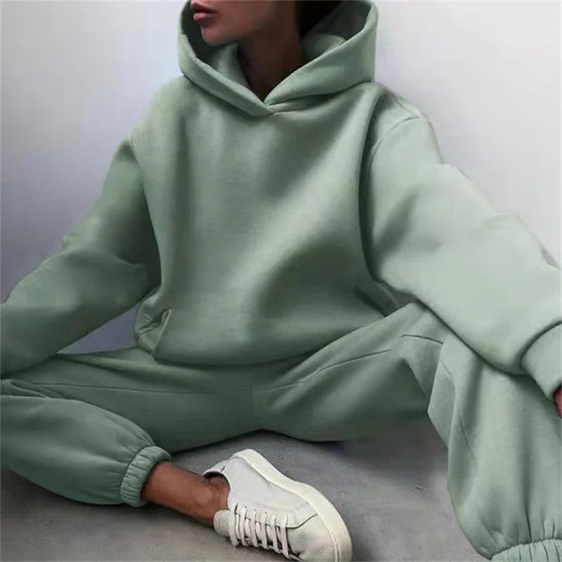 Cozy Oversized Women's Tracksuit Set