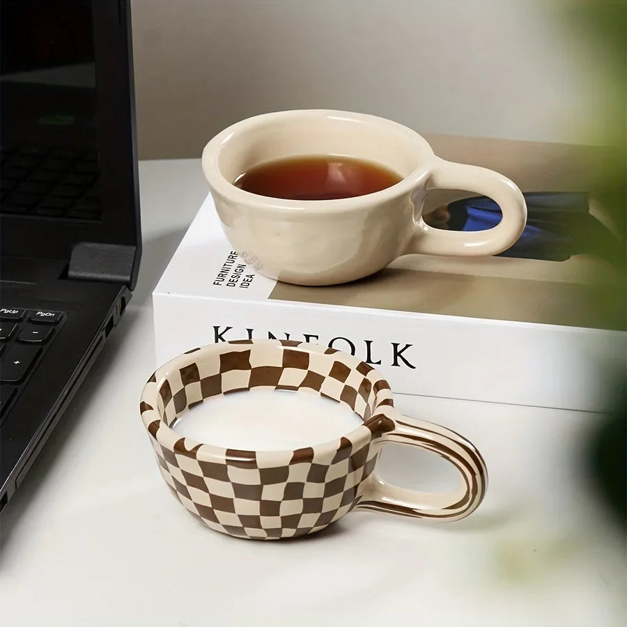 Timeless Plaid Ceramic Mug