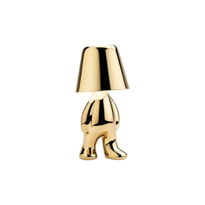 Little Golden Thinker Lamp – Chic Night Light