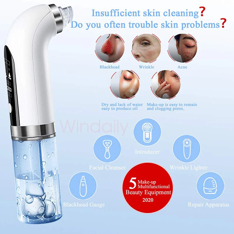 Blackhead Remover - Electric Pore Vacuum, USB Rechargeable Cleaner