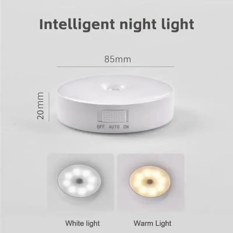 Smart LED Night Lamp with Human Sensor and USB Charging