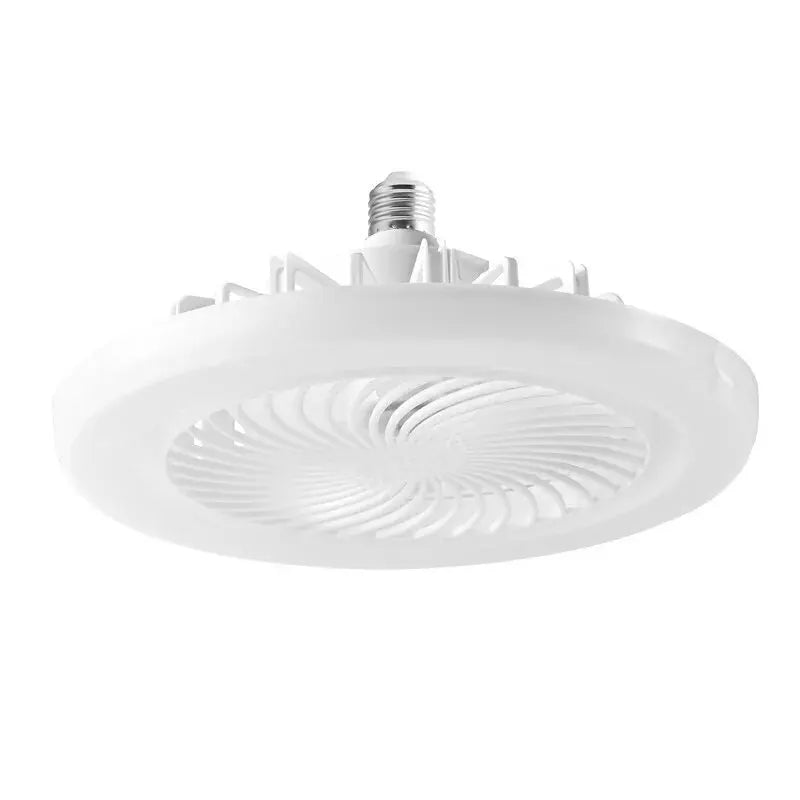 LED Light Fan with Remote, 3-Speed E27 Base - Bedroom/Living Room