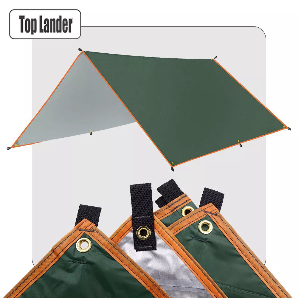 5x3m 4x3m 3x3m Waterproof Tarp Tent Shade Ultralight Garden Canopy Sunshade Outdoor Camping Awning Tourist Beach Sun Shelter 4x4